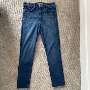 Joe’s high rise skinny ankle 27